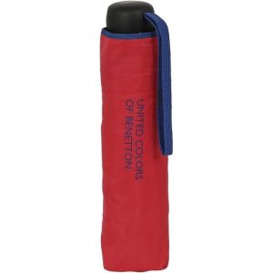PARAGUAS JUVENIL PLEGABLE MANUAL 54 CM ROJO BENETTON