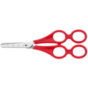 TIJERA INICIACION 7 CM DOBLE MANGO ROJA