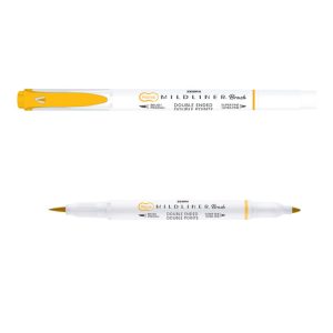 ROTULADOR ZEBRA MILDLINER DOBLE PUNTA PINCEL WARM ORO
