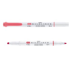 ROTULADOR ZEBRA MILDLINER COOL & REFINED ROJO
