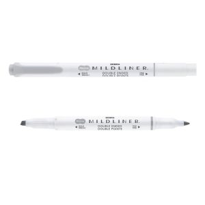 ROTULADOR ZEBRA MILDLINER COOL & REFINED GRIS