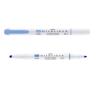 ROTULADOR ZEBRA MILDLINER COOL & REFINED AZUL