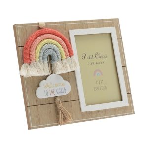 MARCO DE FOTOS PETIT CHERI CON MACRAME RAINBOW 10X15