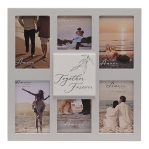 MARCO DE FOTOS MULTIAPERTURA AMORE 35,5 CM FOREVER