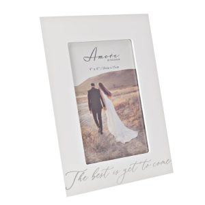 MARCO DE FOTOS BLANCO LO MEJOR ESTA POR VENIR 15X10
