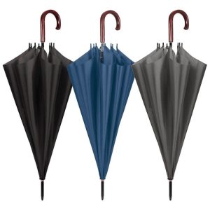 PARAGUAS HOMBRE GOLF 65/8 AUTOMATICO NEGRO-AZUL-GRIS