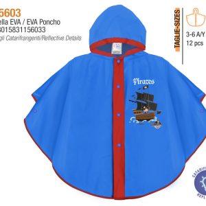 CHUBASQUERO CAPA IMPERMEABLE PIRATA
