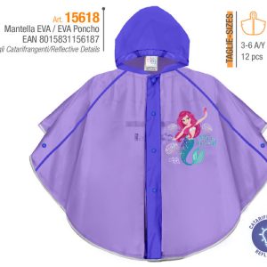 CHUBASQUERO CAPA IMPERMEABLE SIRENA