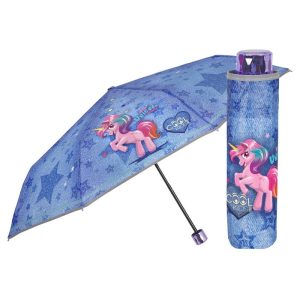 PARAGUAS INFANTIL PLEGABLE 50/8 MANUAL UNICORNIO