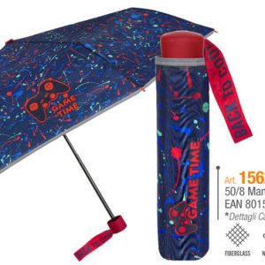 PARAGUAS INFANTIL PLEGABLE 50/8 MANUAL GAME TIME