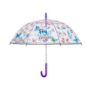 PARAGUAS INFANTIL 45/8 MANUAL CUPULA MARIPOSAS