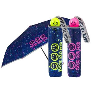 PARAGUAS INFANTIL PLEGABLE 50/8 MANUAL SMILE DIBUJOS SURT,