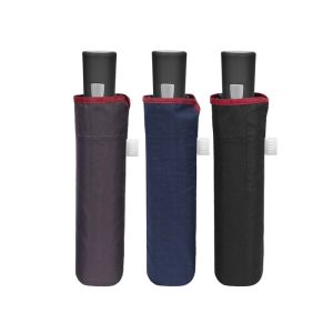 PARAGUAS HOMBRE PLEGABLE 54/8 AUTOMATICO LISO RIBETE SURTID