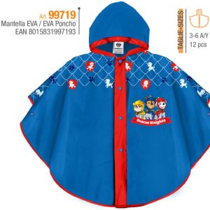 CHUBASQUERO CAPA IMPERMEABLE PATRULLA CANINA