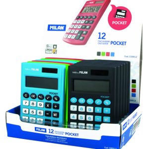CALCULADORA MILAN POCKET TOUCH 8 DIGITOS COLORES SURTIDOS