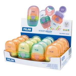 EXPOSITOR 16 GOMAS CON CEPILLO CAPSULE SERIE NEW LOOK