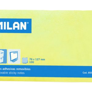 NOTAS ADHESIVAS 125X75 MILAN AMARILLO