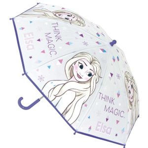 PARAGUAS INFANTIL MANUAL 46 CM MORADO FROZEN II MEMORIES
