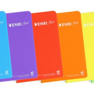 BLOC ENRIPLUS PP FOLIO 80H CUADRO 3MM SURTIDOS