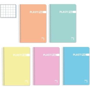 BLOC FOLIO CUADRO 4MM COLORES PASTELES SURTIDOS PP 90G