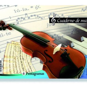 BLOC MUSICA 4? 20H 80GR 6 PENTAGRAMAS