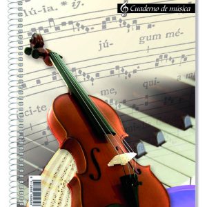 BLOC MUSICA FOLIO 20H 80GR 16 PENTAGRAMAS