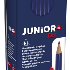 LAPICES GRAFITO JUNIOR TRI HB PACK 144 UDS