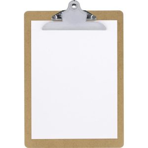 CARPETA SUJETAPAPELES MADERA CON PINZA JUMBO A4