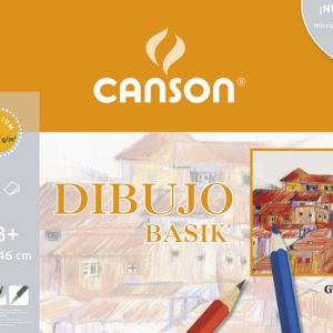 BLOC DIBUJO PAPEL BASIK A3+ 150GR LISO