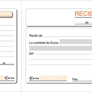 TALONARIO RECIBOS 1/3 FOLIO T-16