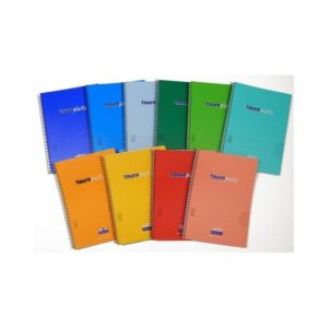 BLOC ESPIRAL 4? 80H PP LISO 90GR TAUROPLASTIC