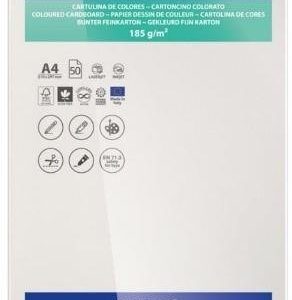 CARTULINA FABRIANO 185GR A4 50U BLANCA