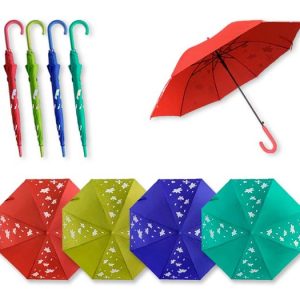 PARAGUAS AUTOMATICO CAMBIA DE COLOR AL MOJARSE MAGIC