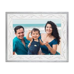 MARCO FOTOS MADERA GRIS HOJAS 5170 10X15