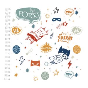 ALBUM FOTOS INFANTIL SUPER HERO 7109 20 HOJAS