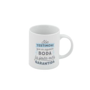 TASSA SOC TESTIMONI QUE EN AQUESTA BODA