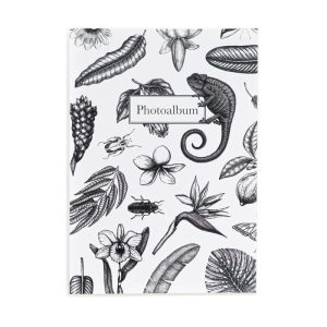 ALBUM FOTO SOFT 36 BOLSILLOS 10X15CM TROPICAL BW