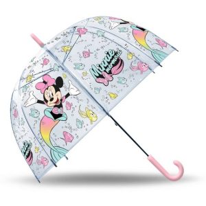 PARAGUAS TRANSPARENTE CAMPANA 46CM MINNIE