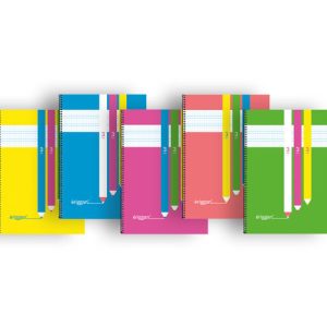 BLOC FOLIO ERIGGAN CUADRO 3MM 80H PP SURTIDOS