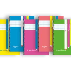 BLOC FOLIO ERIGGAN CUADRO 4MM 80H PP SURTIDOS