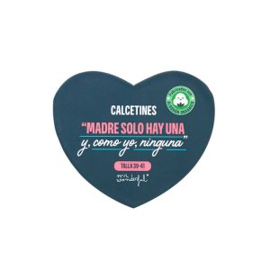 CALCETINES T 39-41: MADRE SOLO HAY UNA Y, COMO YO, NINGUNA