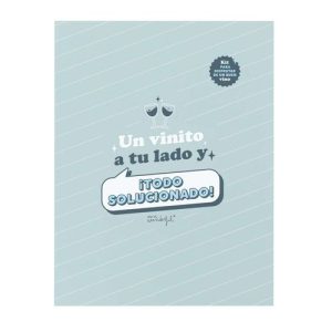 KIT PARA VINO - UN VINITO A TU LADO Y ITODO SOLUCIONADO!