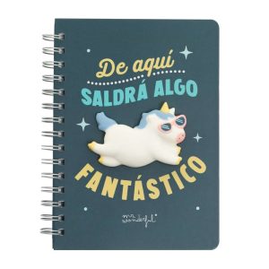 LIBRETA UNICORNIO - DE AQUI SALDRA ALGO FANTASTICO