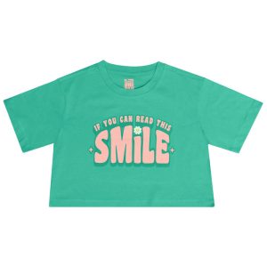 CAMISETA DE MANGA CORTA S-M - IF YOU CAN READ THIS, SMILE