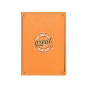 CUADERNO NARANJA A5 - SO MANY GREAT IDEAS