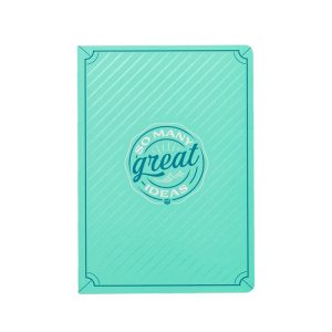 CUADERNO AZUL A5 - SO MANY GREAT IDEAS