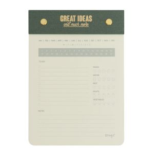 GREEN NOTEPAD - GREAT IDEAS AND MUCH MORE