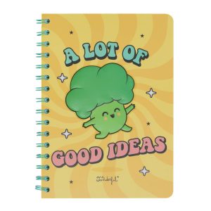 A5 3D NOTEBOOK BROCCOLI - A LOT OF GOOD IDEAS