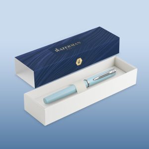 PLUMA WATERMAN ALLURE M LACADO AZUL PASTEL