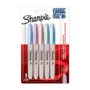 ROTULADOR SHARPIE PERMANENTE BLISTER 5 COLORES PASTEL